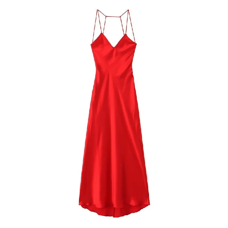 Aubrie Satin Dress