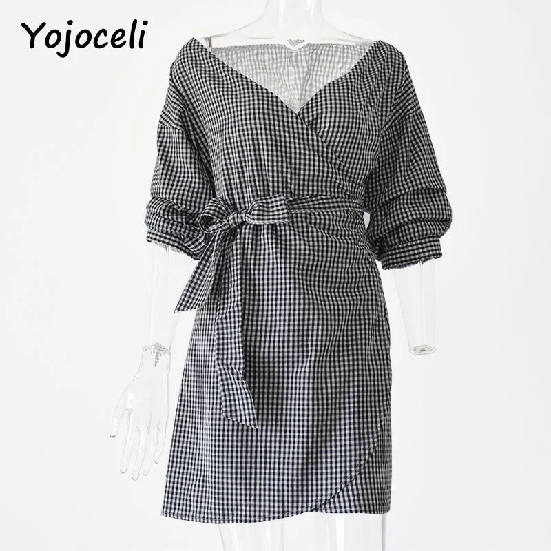 Sexy off shoulder vintage dress