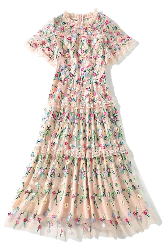 Blazing Dress with Lace and Tulle