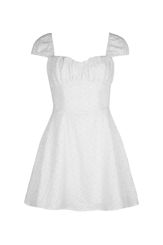 White Eyelet Vivi Sun Dress