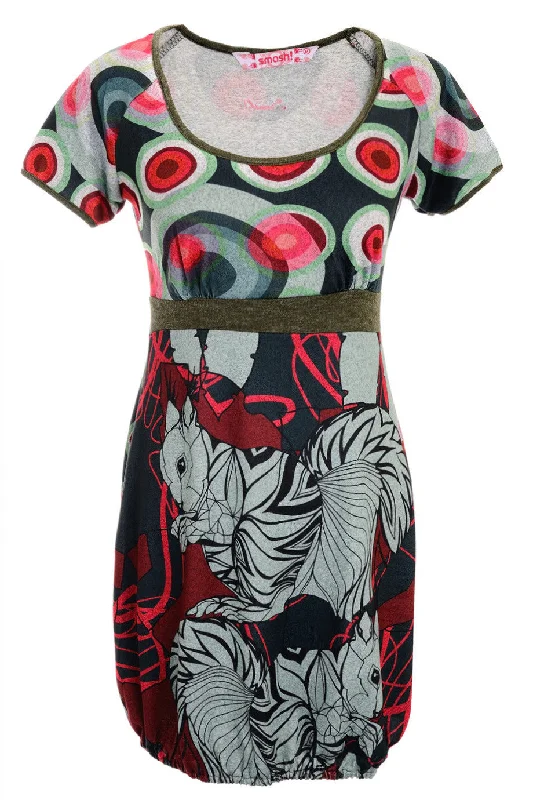 SWING Printed Dress