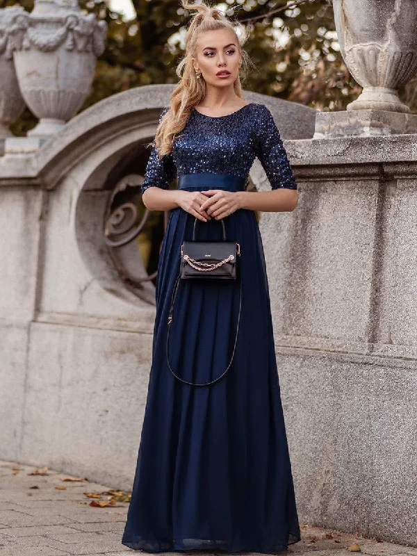 High-Quality Sequin Formal Dress