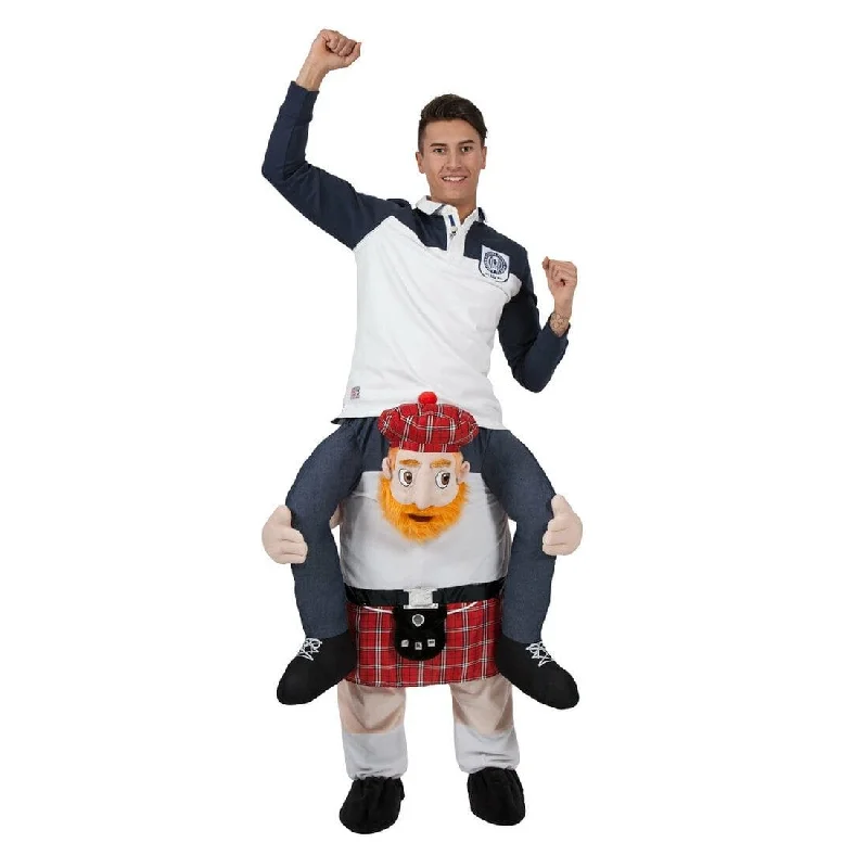 Adult Funny Carry Me Scotsman Halloween Fancy Dress Costume