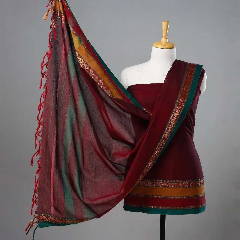 3pc Traditional Cotton Dharwad Dress Material 02