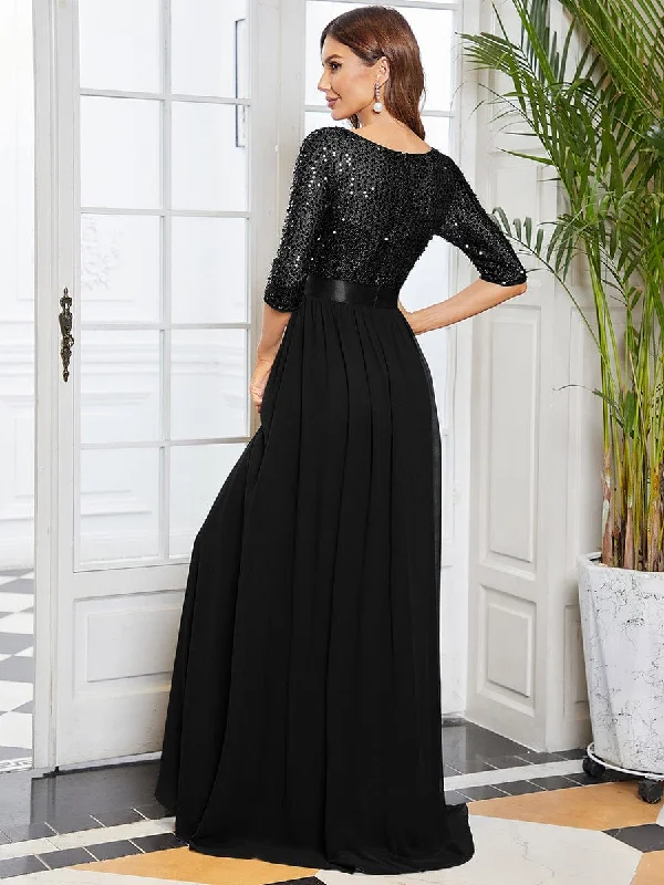 Stunning Sequined Evening Dress