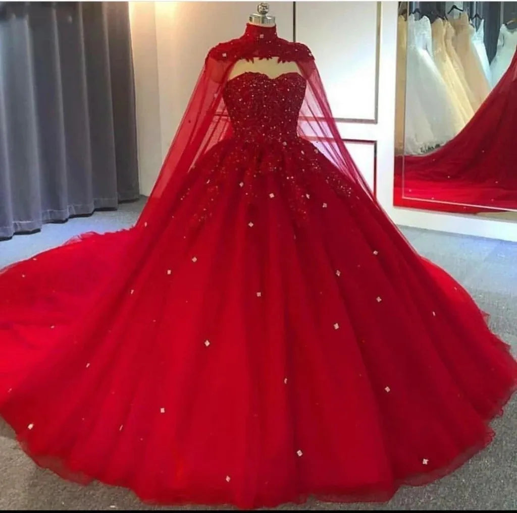 Zjkrl  -  holiday outfits Sweetheart Ball Gown Quinceanera Dresses For 15 Years Fashion Lace Beading Court Train Princess Birthday Party Gown