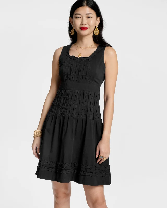 Ribbon Dress Black