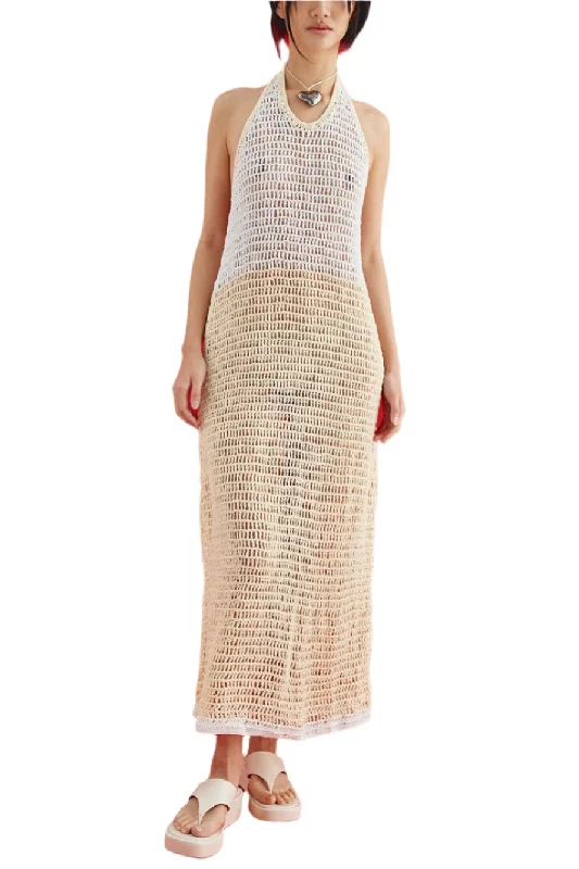 Good Morning Halter Dress - Butter