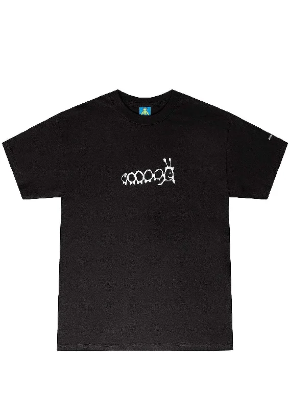 Frog Skateboards Caterpillar T-Shirt Print Jacquard Patchwork