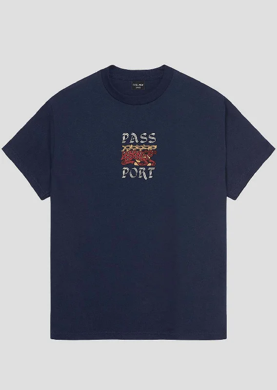 Pass-Port Antler T-Shirt Welt Pockets Slit Pockets Flap Pockets