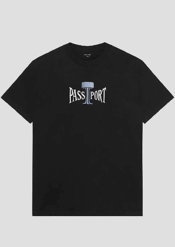 Pass-Port Towers Of Water T-Shirt Houndstooth Herringbone Solid