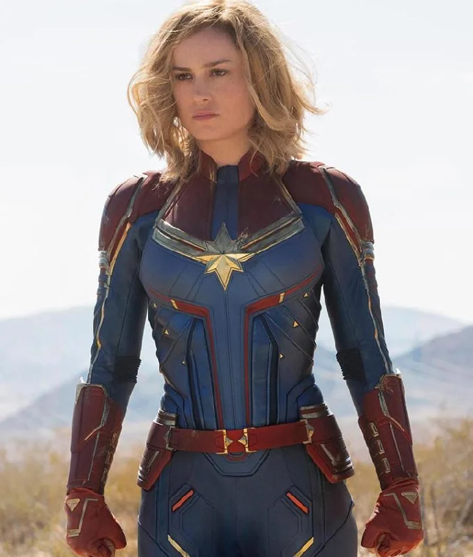 Captain Marvel Carol Danvers Jacket Nylon Fabric Polyester Fabric Spandex Fabric