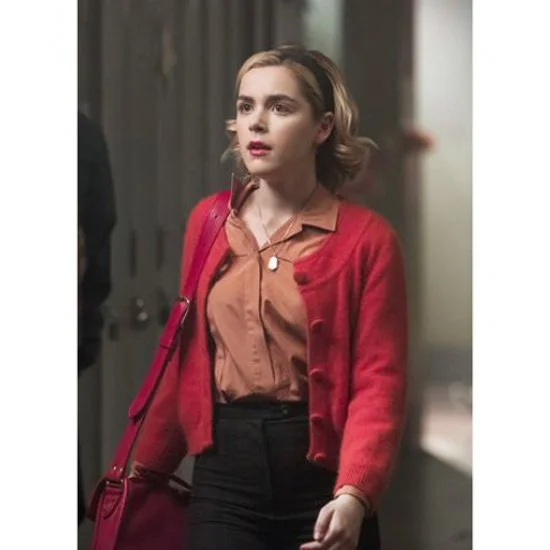 Chilling Adventures of Sabrina Kiernan Shipka Jacket Print Jacket Jacquard Jacket Patchwork Jacket