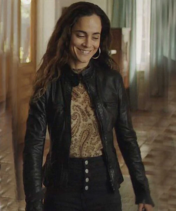 Queen of the South Teresa Mendoza Leather Jacket Insulated Jacket Fitted Jacket Loose Jacket
