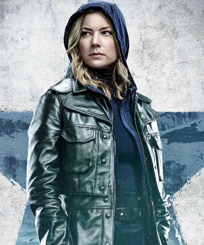 The Falcon and the Winter Soldier Sharon Carter Jacket Appliqued Jacket Beaded Jacket Sequined Jacket