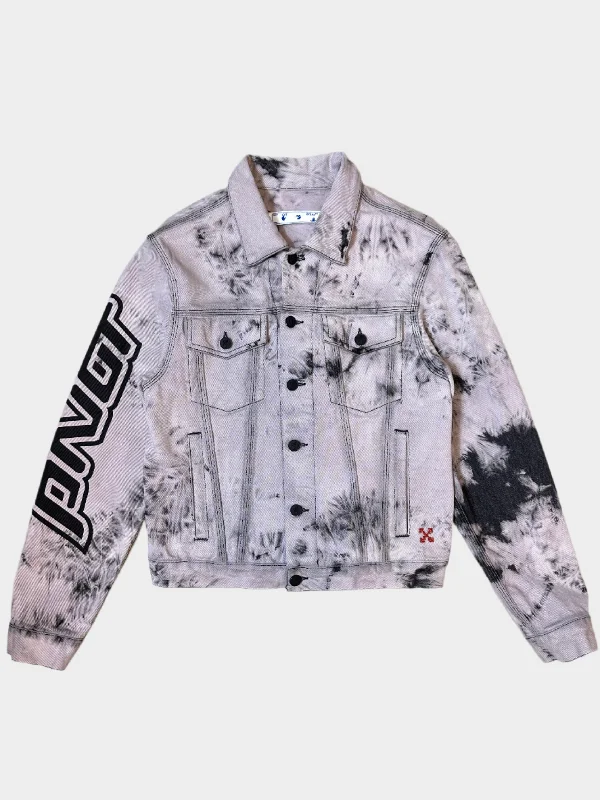 Tie-Dye Denim Jacket Plaid Jacket Tartan Jacket Houndstooth Jacket