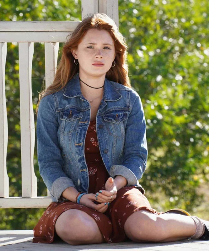 Walker (2021) Stella Walker Denim Jacket Herringbone Jacket Houndstooth Jacket Plaid Jacket
