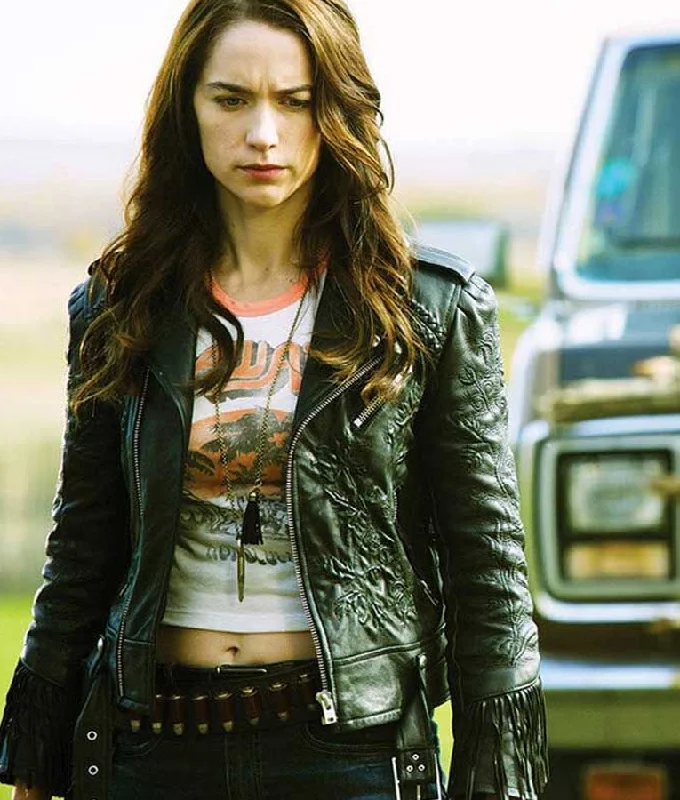 Wynonna Earp Fringe Jacket Trench Coat Raincoat Waterproof Jacket