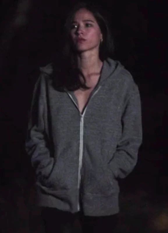 Yellowstone Monica Dutton Hoodie Jacket Satin Jacket Silk Jacket Chiffon Jacket