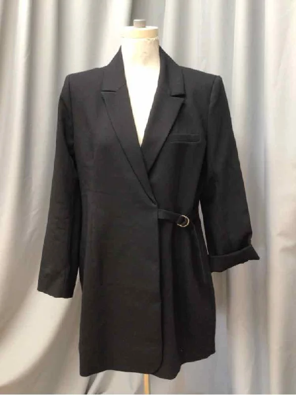 ABERCROMBIE & FITCH SIZE LARGE PET Ladies COAT Minimalist Wool Duster