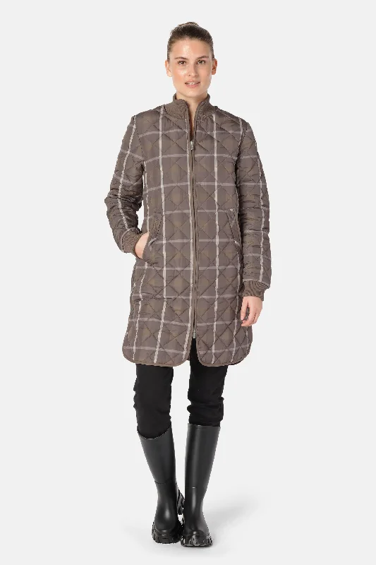 Padded Coat - Falcon Belted Crossover Blazer