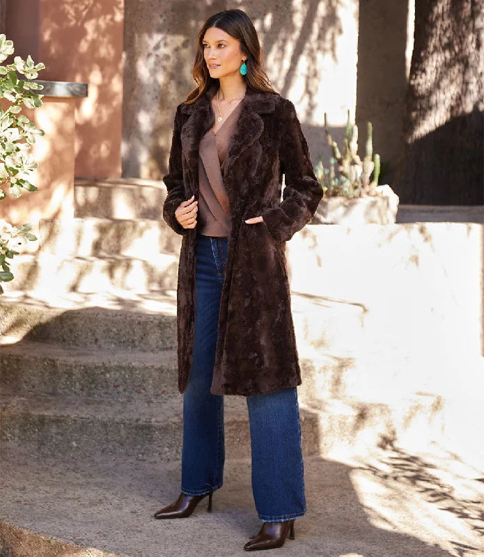 Faux Fur Coat Insulated Snow Jacket