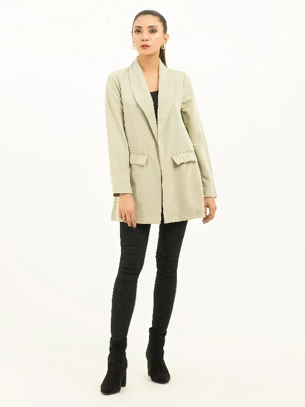 Classic Grip Coat Vegan Leather Trench