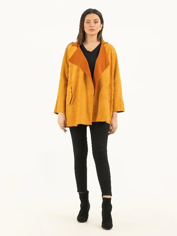Suede Coat Streetwear Bomber Jacket