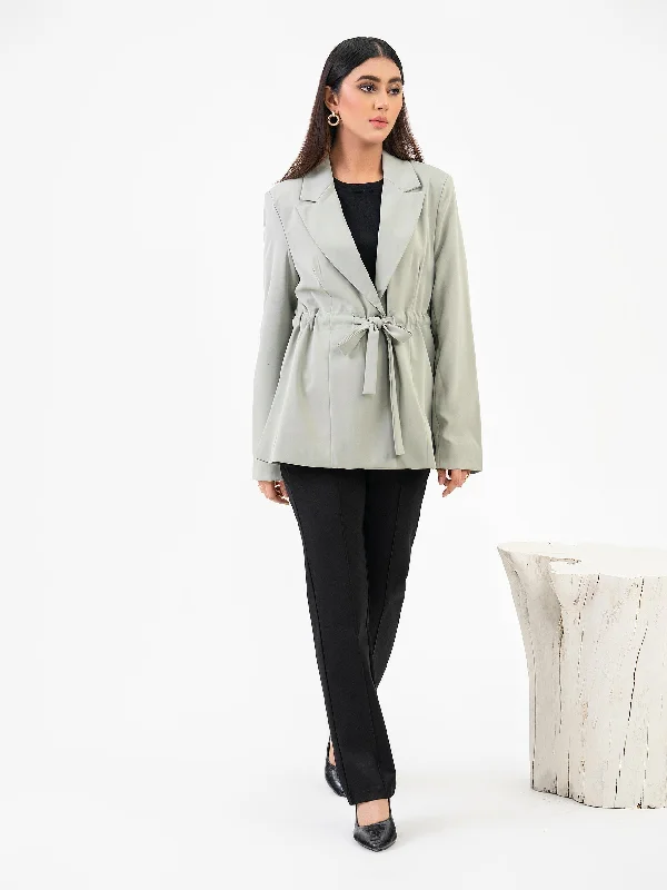Grip Coat Draped Longline Jacket
