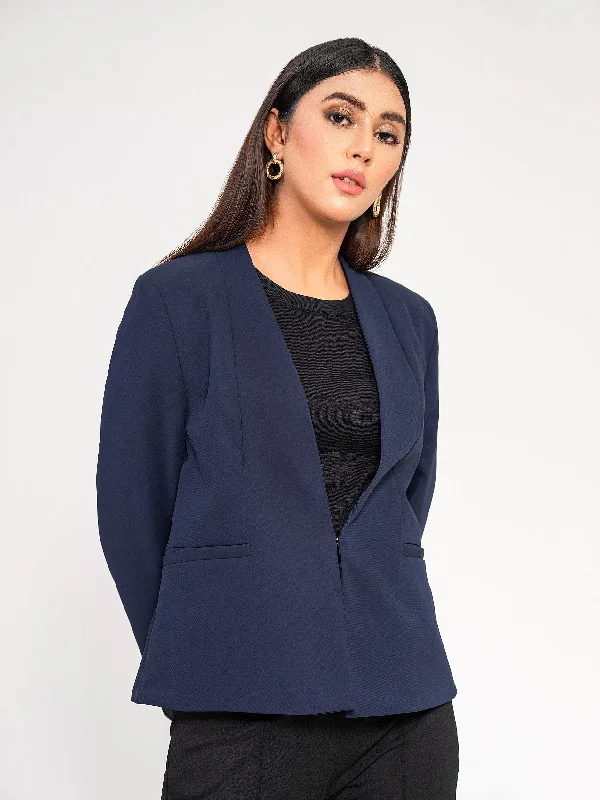 Classic Grip Coat Zipper Front Biker Jacket