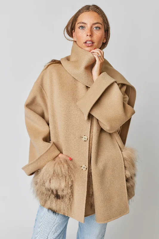 Salzburg Cashmere Coat Padded Ski Jacket
