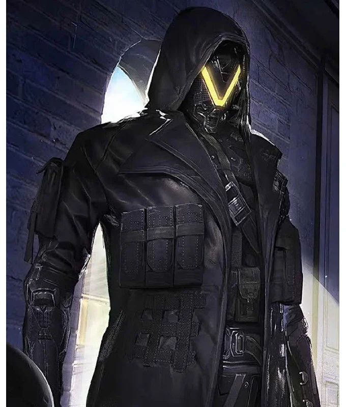 Playerunknown’s Battlegrounds Elite Agent Leather Coat Sleek Leather Jacket