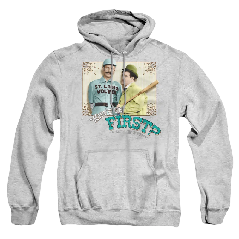 Abbott & Costello Whos On First - Pullover Hoodie Port Neck Pullover