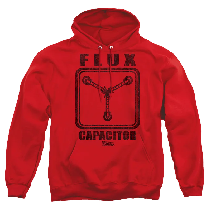 Back to the Future Trilogy Flux Capacitor - Pullover Hoodie Boat Neck Sweater
