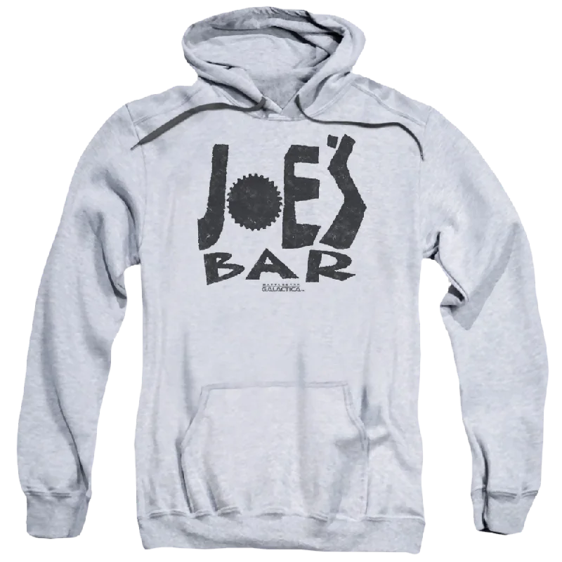 Battlestar Galactica (2004) Joes Bar Logo - Pullover Hoodie Angora Wool Cozy