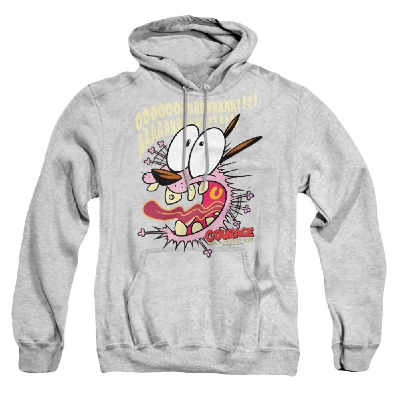 Courage the Cowardly Dog Scaredy Dog - Pullover Hoodie Bell Sleeve Stylish