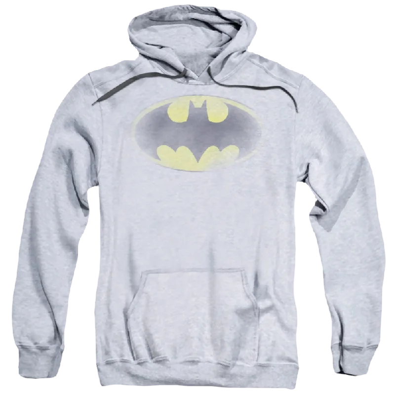DC Batman Faded Logo - Pullover Hoodie dolman Sleeve Top