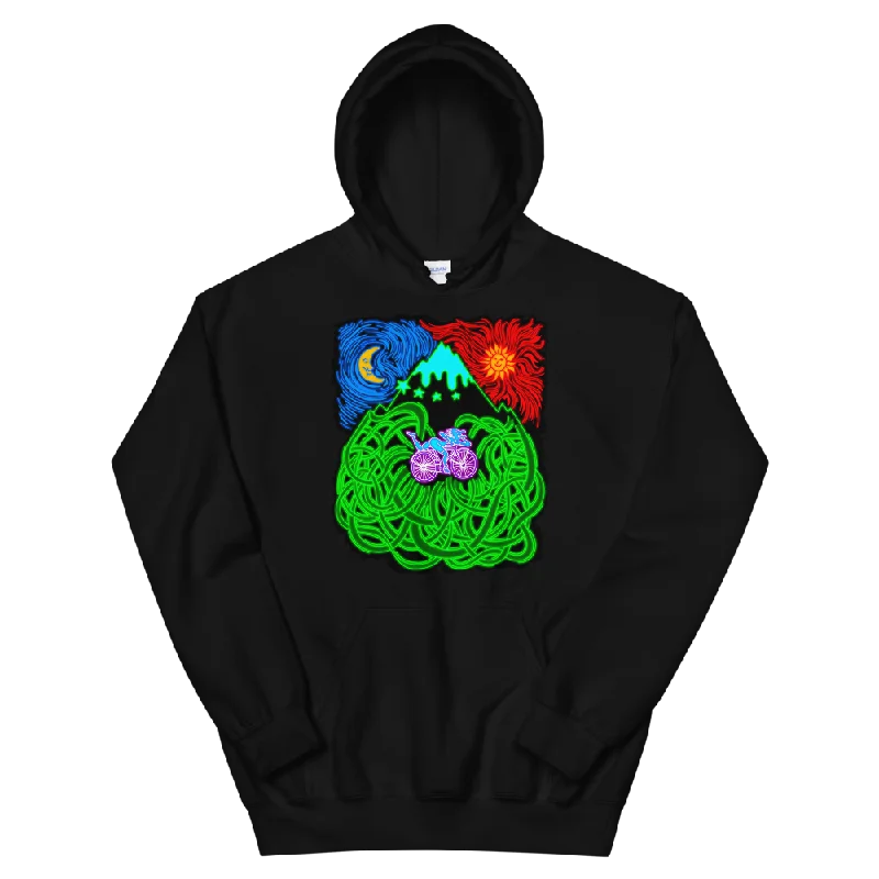 Discovery Graphic Hoodie Hoodie with Lining Warm Insulated