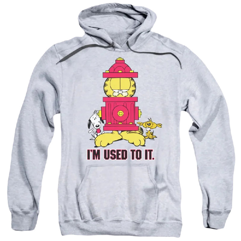 Garfield Im Used To It - Pullover Hoodie Shawl Collar Sweater