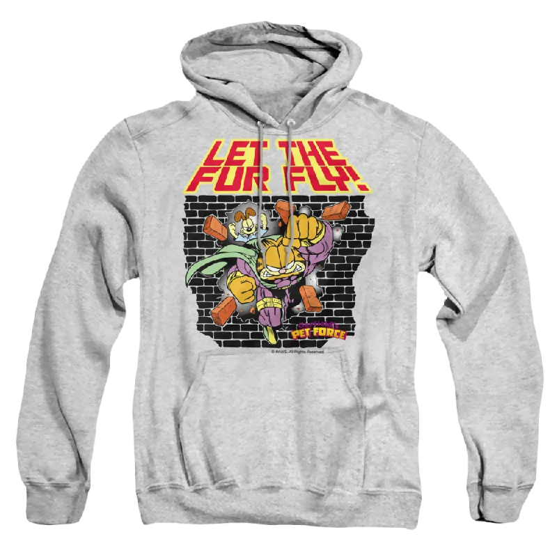Garfield Let The Fur Fly - Pullover Hoodie High Neck Pullover
