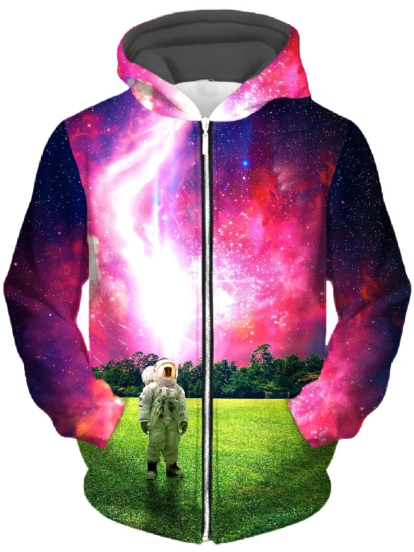 Glory Daze Unisex Zip-Up Hoodie Hoodie with Set-In Sleeves Structured Classic