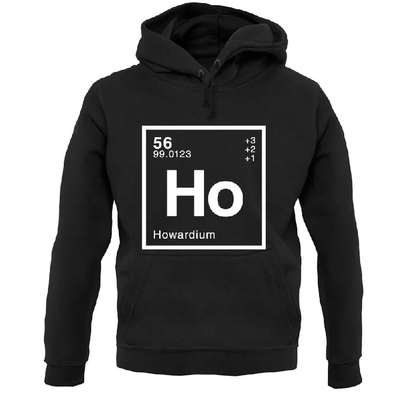 Howard - Periodic Element Unisex Hoodie Hooded Sweatshirt Casual Wear Street Style