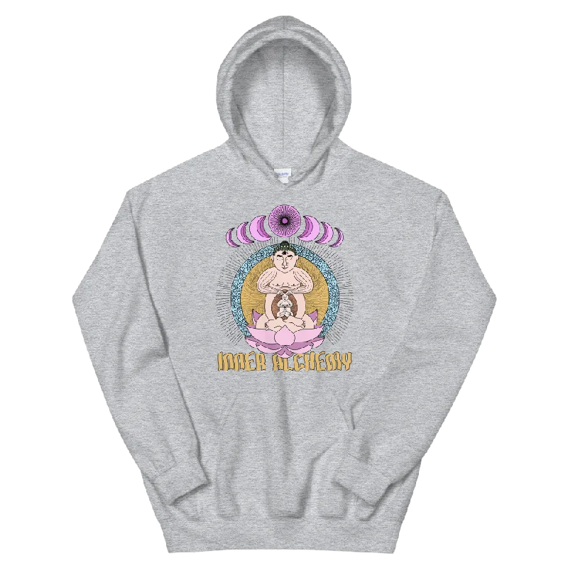 Inner Alchemy Graphic Hoodie Hoodie with Hem Drawcord Adjustable Customizable