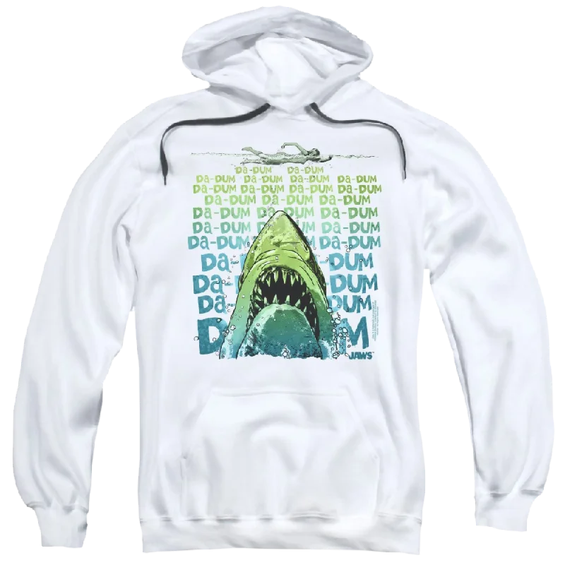 Jaws Da Dum - Pullover Hoodie Ribbed Crew Neck
