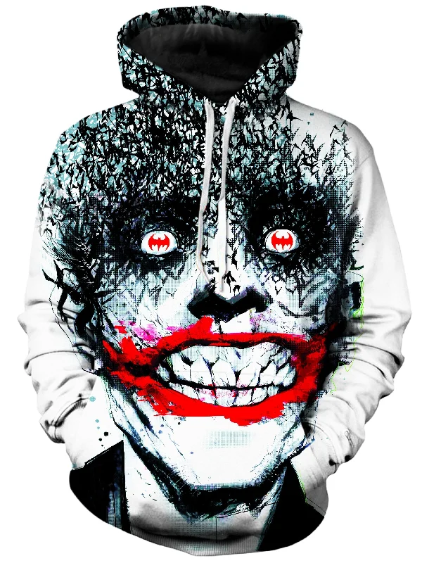 Joker Unisex Hoodie Hoodie with Thumb Holes Functional Cozy
