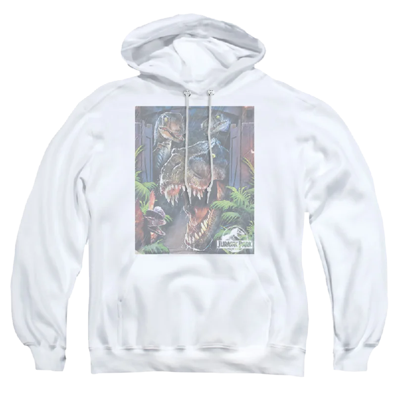 Jurassic Park Giant Door - Pullover Hoodie Fine Merino Wool