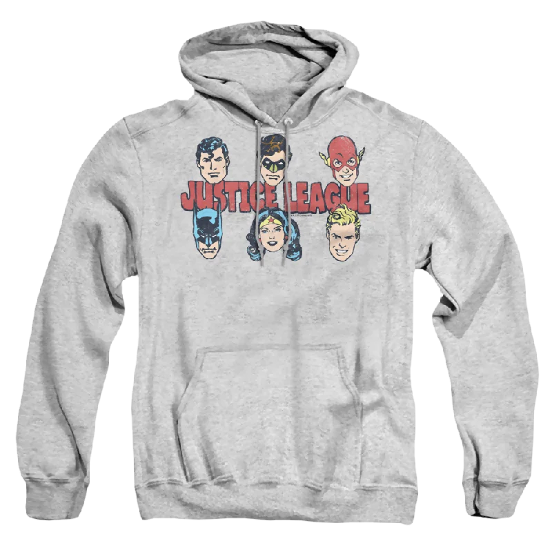 Justice League Justice Lineup - Pullover Hoodie Wide Sleeve Pullover