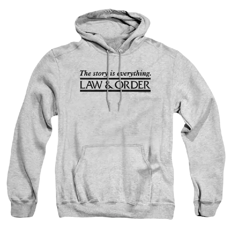 Law & Order Story - Pullover Hoodie Boat Neck Sweater