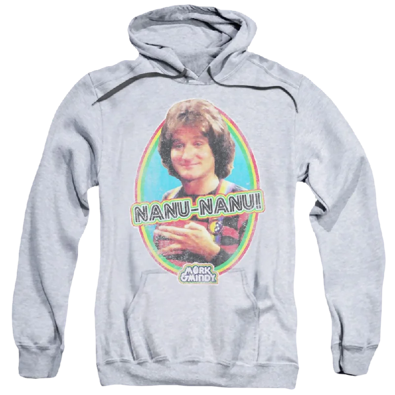 Mork & Mindy Nanu Nanu - Pullover Hoodie Tight Sleeve Top