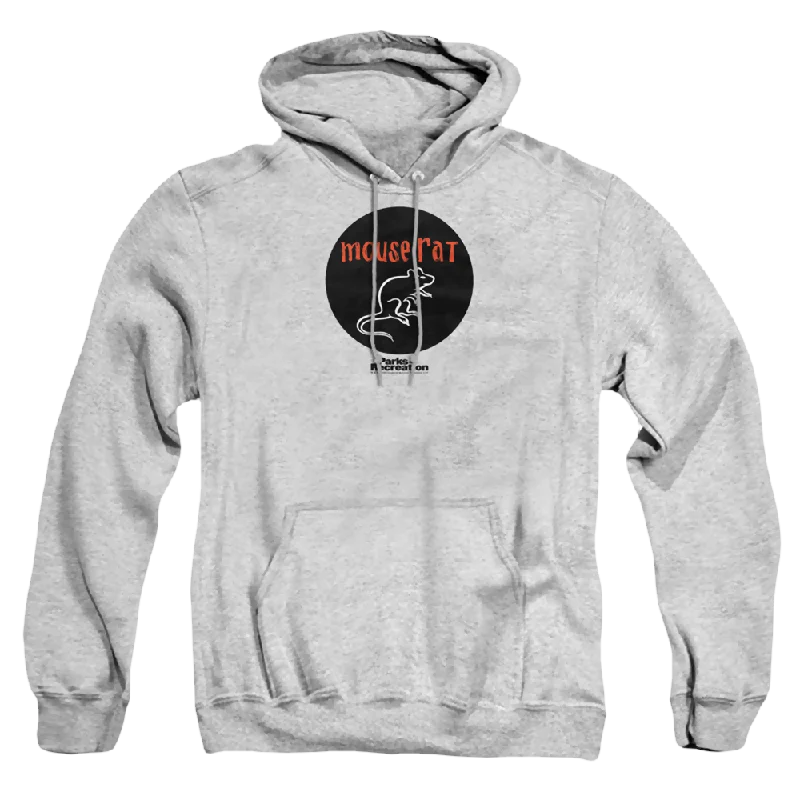 Parks & Recreation Mouse Rat Circle - Pullover Hoodie Sarouel Sleeve Pullover